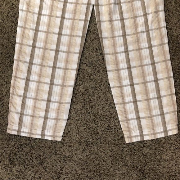 Chadwicks Pants Womens S Used Brown Plaid - Picture 15 of 16